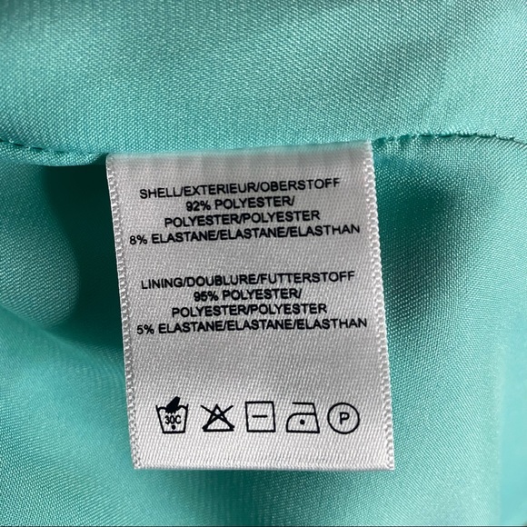 Belle Badgley Mischka Mint Peplum Dress - Picture 5 of 5